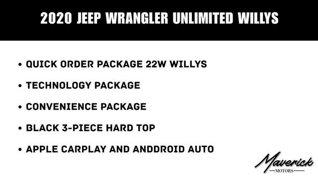2020 Jeep Wrangler Unlimited Willys, photo 2 of 10