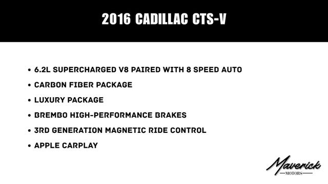 2016 Cadillac V-Series, photo 2 of 10