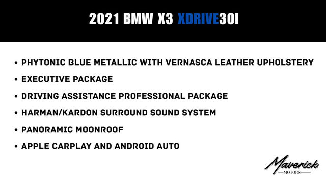 2021 BMW X3 xDrive30i xDrive30i, photo 2 of 10