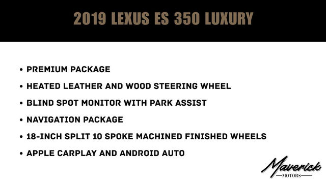 2019 Lexus ES 350, photo 2 of 10