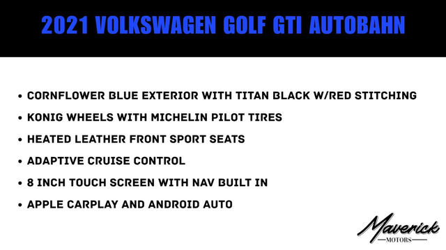 2021 Volkswagen Golf GTI Autobahn, photo 2 of 10