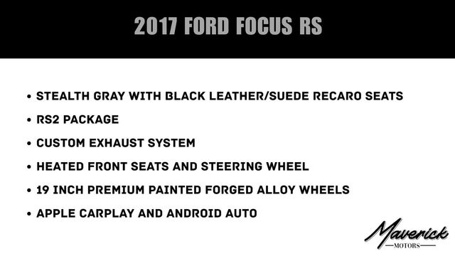 2017 Ford Focus RS, photo 2 of 9