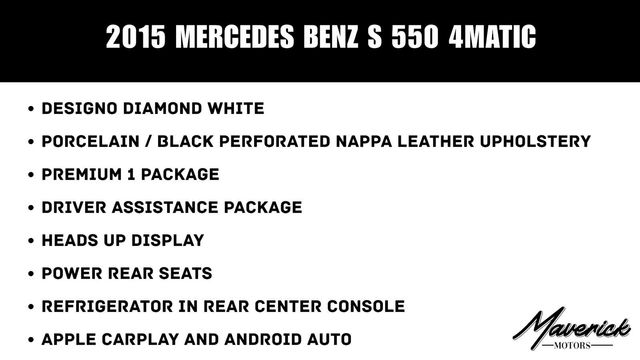 2015 Mercedes-Benz S 550 4MATIC, photo 2 of 10