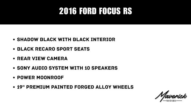 2016 Ford Focus RS, photo 2 of 10