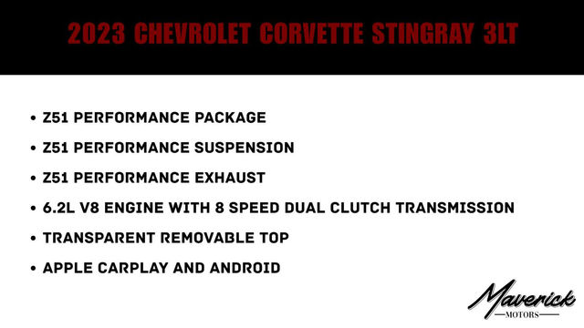 2023 Chevrolet Corvette Stingray 3LT, photo 2 of 10