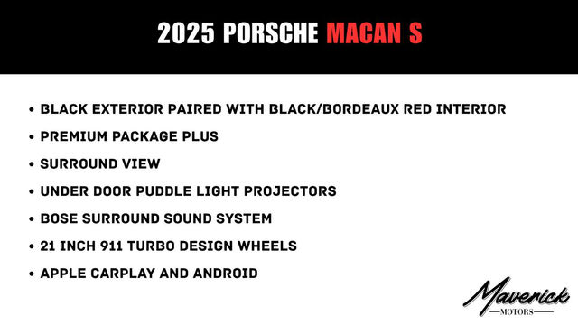 2025 Porsche Macan S, photo 2 of 10