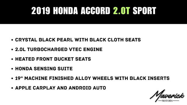2019 Honda Accord Sedan Sport 2.0T, photo 2 of 8