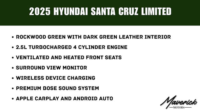 2025 Hyundai Santa Cruz Limited, photo 2 of 10