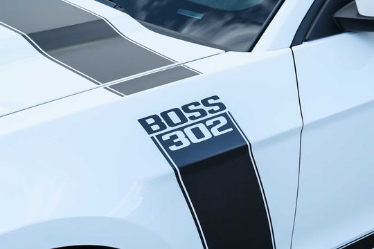 2013 Ford Mustang Boss 302 · Performance White, photo 3 of 10