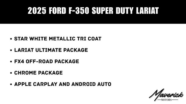 2025 Ford Super Duty F-350 SRW Pickup LARIAT, photo 2 of 10