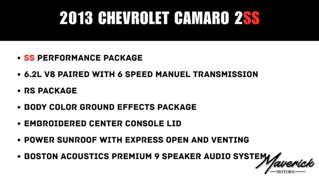 2013 Chevrolet Camaro 2SS, photo 2 of 10