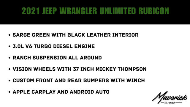 2021 Jeep Wrangler Unlimited Rubicon, photo 2 of 10
