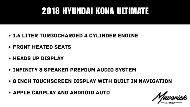 2018 Hyundai Kona Ultimate, photo 2 of 10