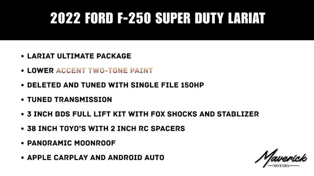 2022 Ford Super Duty F-250 Pickup LARIAT, photo 2 of 10