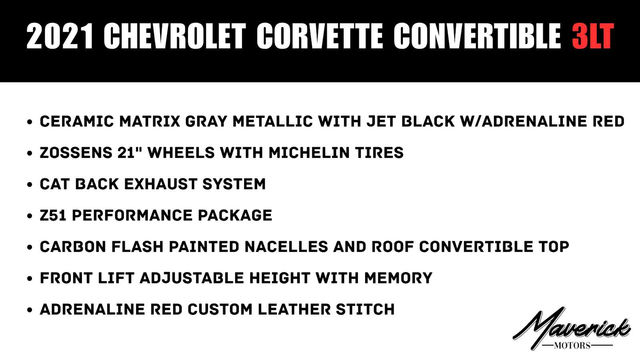 2021 Chevrolet Corvette Stingray 3LT, photo 2 of 10