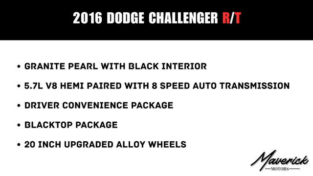 2016 Dodge Challenger R/T, photo 2 of 10