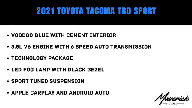 2021 Toyota Tacoma TRD Sport, photo 2 of 9