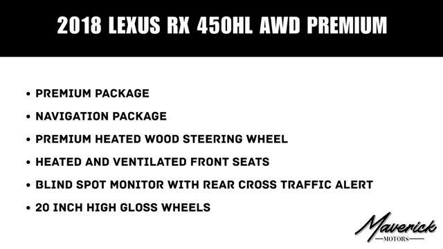 2018 Lexus RX 450hL Premium Premium, photo 2 of 10