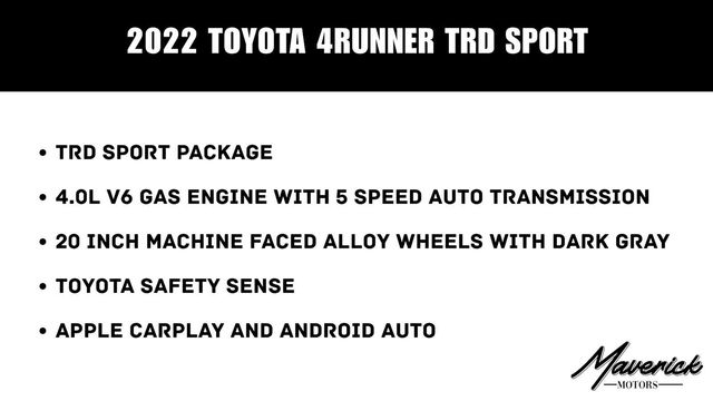 2022 Toyota 4Runner TRD Sport, photo 2 of 10