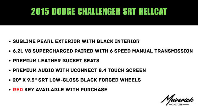 2015 Dodge Challenger SRT Hellcat, photo 2 of 10