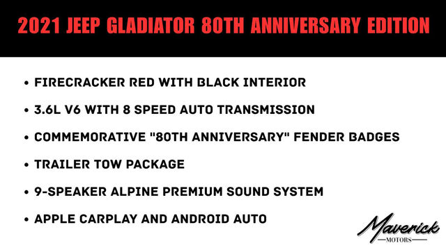 2021 Jeep Gladiator 80th Anniversary, photo 2 of 10