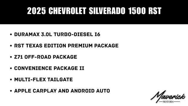2025 Chevrolet Silverado 1500 RST, photo 2 of 10