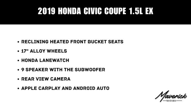 2019 Honda Civic Coupe EX, photo 2 of 10