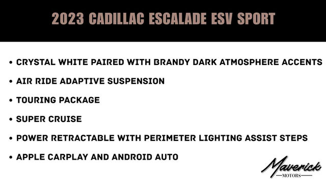 2023 Cadillac Escalade ESV 4WD Sport, photo 2 of 10