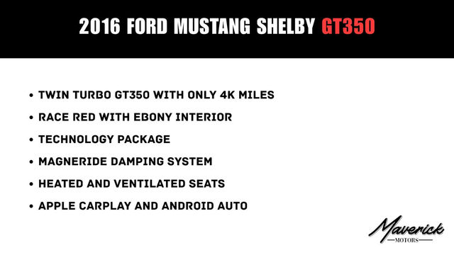 2016 Ford Mustang Shelby GT350, photo 2 of 10