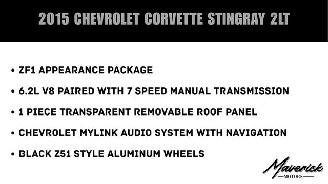 2015 Chevrolet Corvette Stingray 2LT, photo 2 of 10