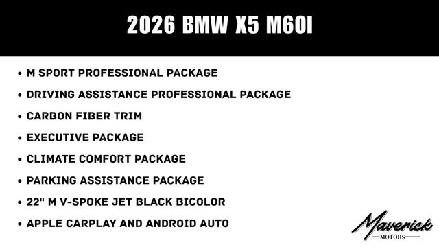 2026 BMW X5 M60i M60i, photo 2 of 10