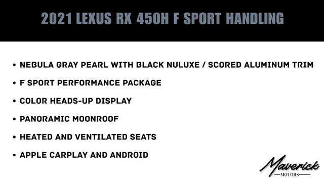 2021 Lexus RX 450h F SPORT Handling, photo 2 of 10
