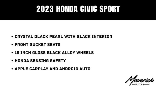 2023 Honda Civic Sport, photo 2 of 10