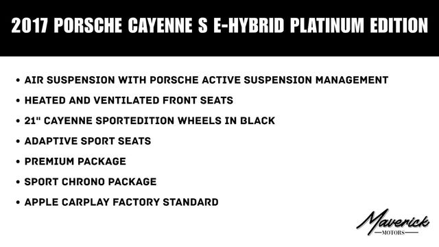 2017 Porsche Cayenne S E-Hybrid, photo 2 of 10