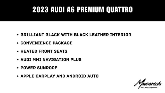 2023 Audi A6 Sedan Premium, photo 2 of 10